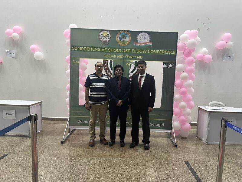 Shoulder Faculty at AIIMS Mangalagiri Shoulder Elbow Program