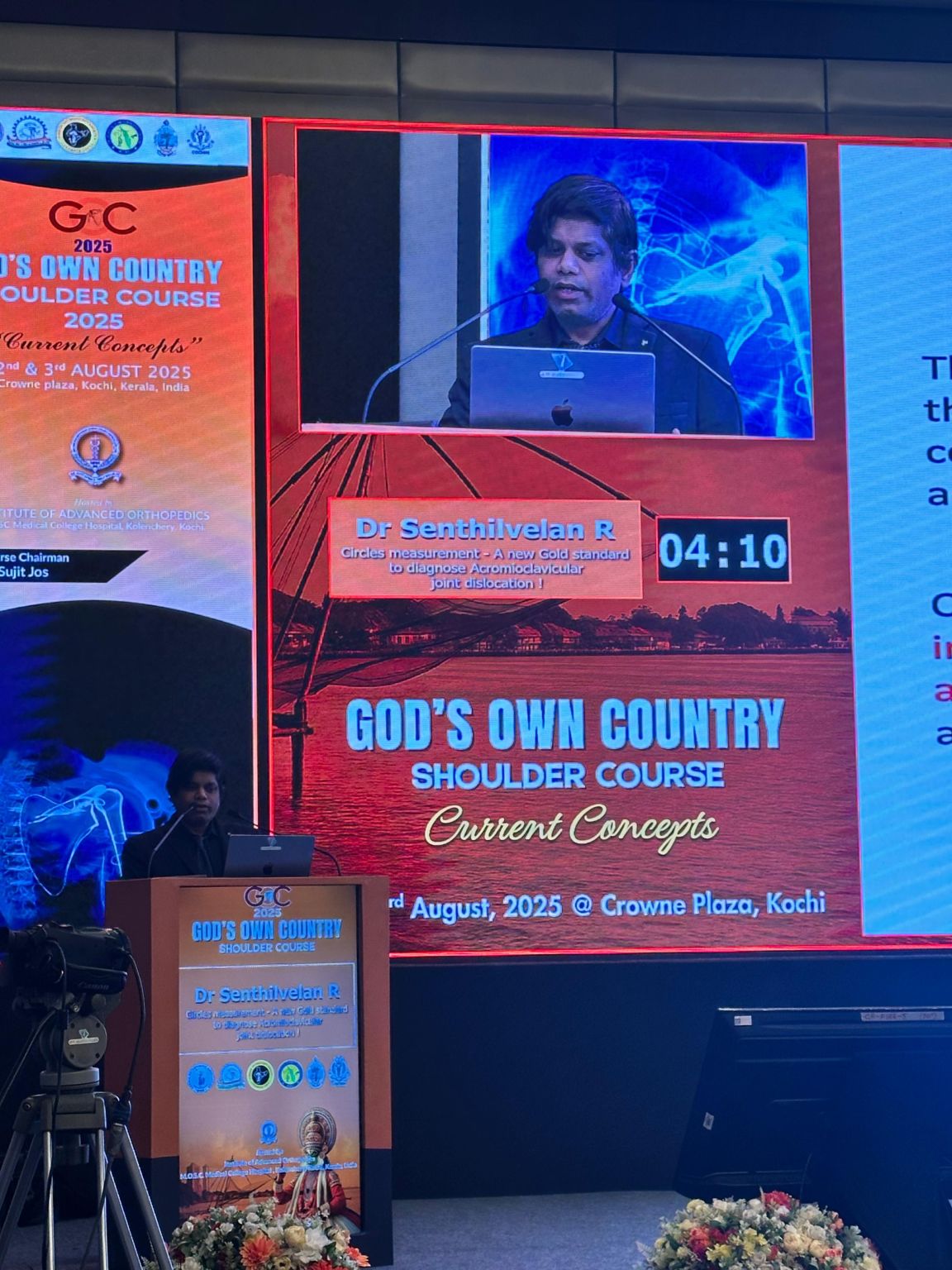 Live Arthroscopic Cuff Repair at Shoulder Course in Kochi