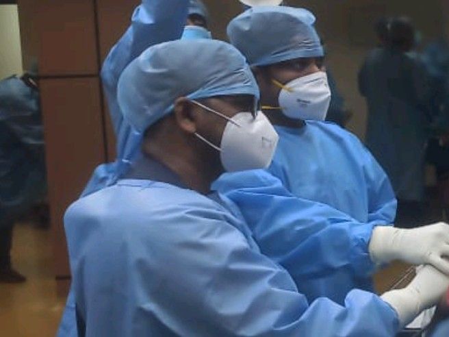 Teaching Shoulder Arthroscopy at MS Ramaiah Advanced Cadaver Lab