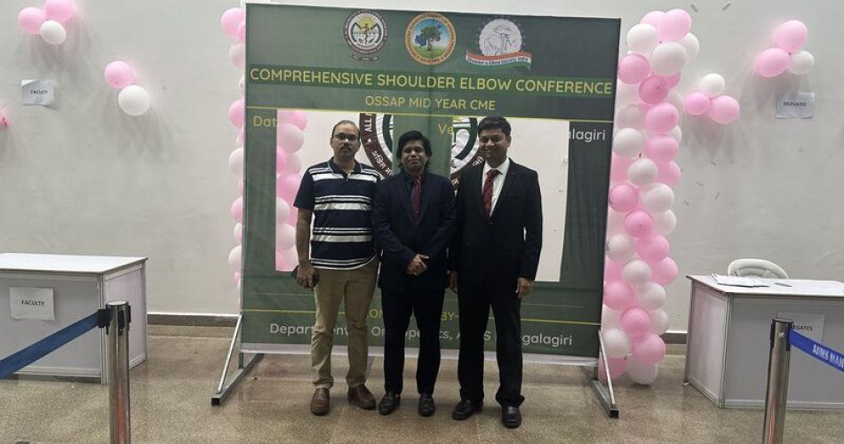 Shoulder Faculty at AIIMS Mangalagiri Shoulder Elbow Program