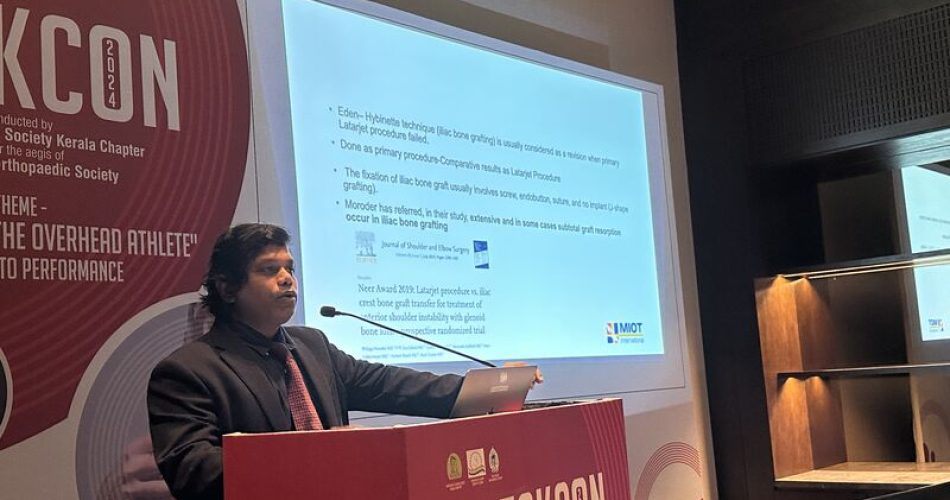 Faculty at SESKON Shoulder Conference Kochi