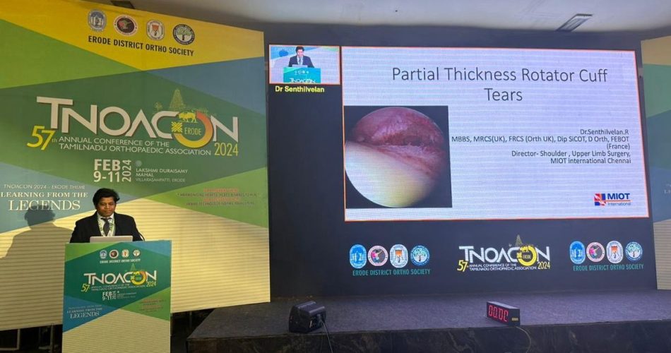 Gold Medal at TNOA 2024 for Tamil Oxford Shoulder Score Study